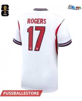 Günstige England Morgan Rogers #17 Heimtrikot WM 2026 Kurzarm